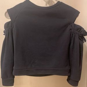 Navy Blue long sleeve blouse